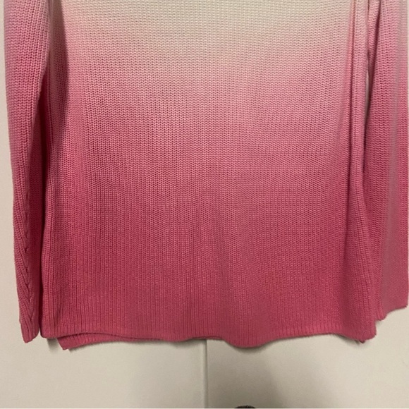 I-N-C Womens Ombre Pullover Cotton Ribbed Sweater Size XXL - Picture 7 of 7